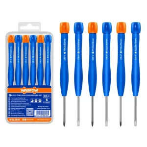 Jeu de six tournevis de précision WADFOW WSS2B06
