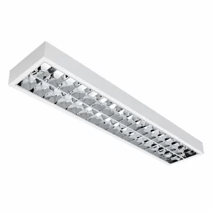Luminaire à grille 2 × 36 W